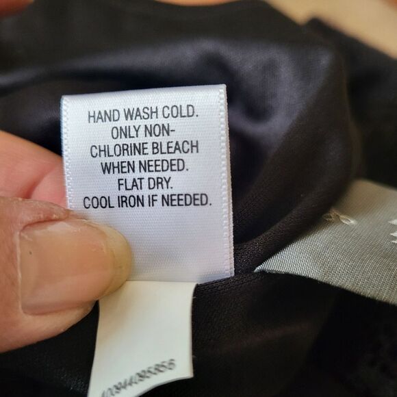 NEW Dana Buchman Black Lace Dress - Size 12 - Picture 5 of 5